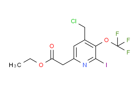 AM151508 | 1804741-86-3 | Ethyl 4-(chloromethyl)-2-iodo-3-(trifluoromethoxy)pyridine-6-acetate