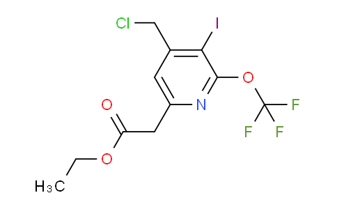 AM151509 | 1804777-70-5 | Ethyl 4-(chloromethyl)-3-iodo-2-(trifluoromethoxy)pyridine-6-acetate
