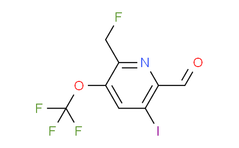 AM151510 | 1806181-86-1 | 2-(Fluoromethyl)-5-iodo-3-(trifluoromethoxy)pyridine-6-carboxaldehyde