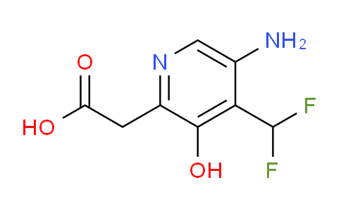 AM15153 | 1805330-23-7 | 5-Amino-4-(difluoromethyl)-3-hydroxypyridine-2-acetic acid