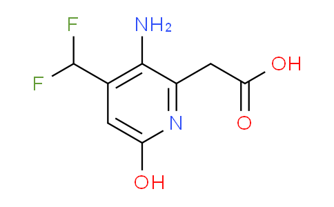 AM15154 | 1805076-57-6 | 3-Amino-4-(difluoromethyl)-6-hydroxypyridine-2-acetic acid