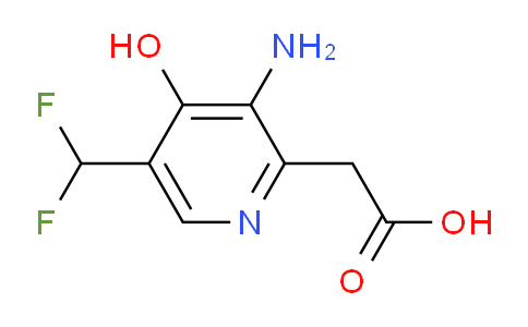 AM15158 | 1805330-28-2 | 3-Amino-5-(difluoromethyl)-4-hydroxypyridine-2-acetic acid