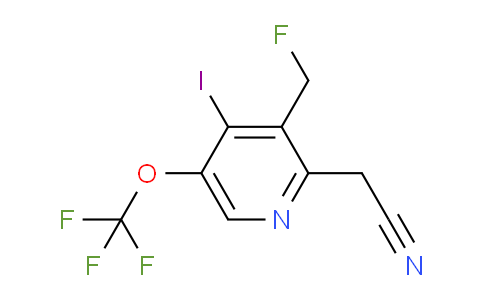 AM151589 | 1805990-76-4 | 3-(Fluoromethyl)-4-iodo-5-(trifluoromethoxy)pyridine-2-acetonitrile