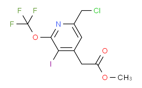 AM151597 | 1804354-68-4 | Methyl 6-(chloromethyl)-3-iodo-2-(trifluoromethoxy)pyridine-4-acetate