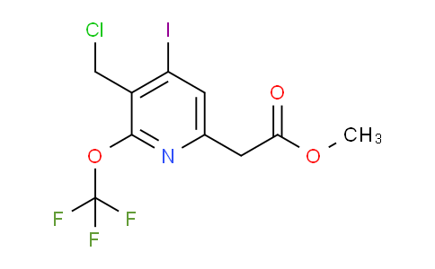 AM151604 | 1804368-62-4 | Methyl 3-(chloromethyl)-4-iodo-2-(trifluoromethoxy)pyridine-6-acetate