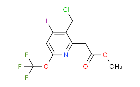 AM151606 | 1804762-61-5 | Methyl 3-(chloromethyl)-4-iodo-6-(trifluoromethoxy)pyridine-2-acetate