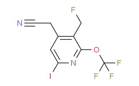 AM151607 | 1805991-13-2 | 3-(Fluoromethyl)-6-iodo-2-(trifluoromethoxy)pyridine-4-acetonitrile