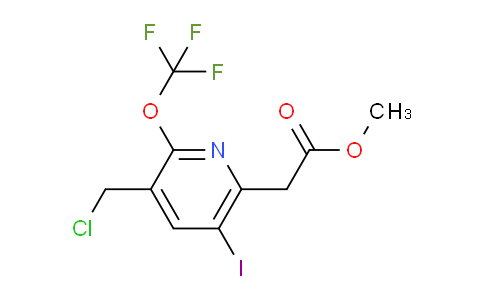 AM151608 | 1806259-42-6 | Methyl 3-(chloromethyl)-5-iodo-2-(trifluoromethoxy)pyridine-6-acetate