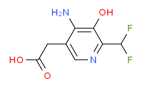 AM15162 | 1805330-33-9 | 4-Amino-2-(difluoromethyl)-3-hydroxypyridine-5-acetic acid