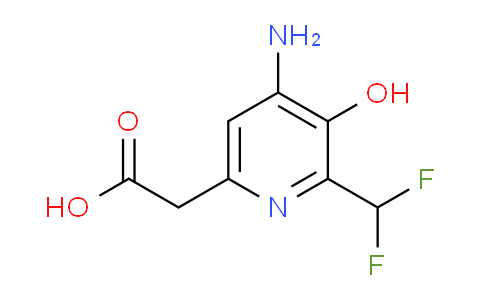 AM15163 | 1806836-18-9 | 4-Amino-2-(difluoromethyl)-3-hydroxypyridine-6-acetic acid
