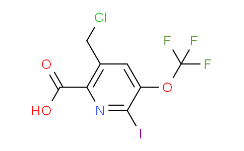 AM151637 | 1804366-09-3 | 5-(Chloromethyl)-2-iodo-3-(trifluoromethoxy)pyridine-6-carboxylic acid