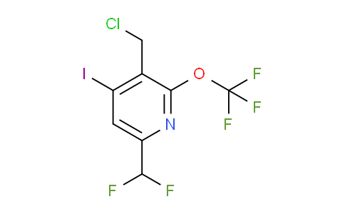 AM151648 | 1804864-05-8 | 3-(Chloromethyl)-6-(difluoromethyl)-4-iodo-2-(trifluoromethoxy)pyridine