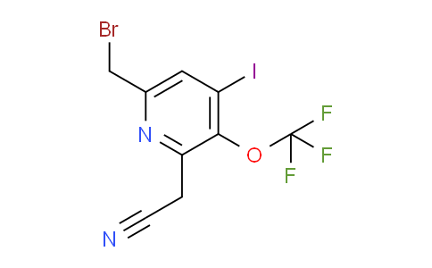 6-(Bromomethyl)-4-iodo-3-(trifluoromethoxy)pyridine-2-acetonitrile