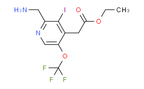 AM151681 | 1805968-23-3 | Ethyl 2-(aminomethyl)-3-iodo-5-(trifluoromethoxy)pyridine-4-acetate