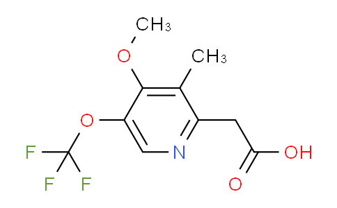 4-Methoxy-3-methyl-5-(trifluoromethoxy)pyridine-2-acetic acid