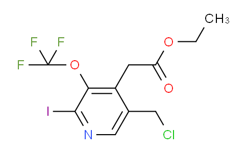 AM151708 | 1804763-11-8 | Ethyl 5-(chloromethyl)-2-iodo-3-(trifluoromethoxy)pyridine-4-acetate