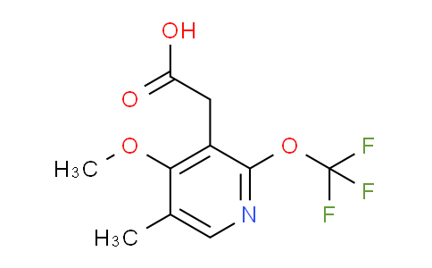 4-Methoxy-5-methyl-2-(trifluoromethoxy)pyridine-3-acetic acid