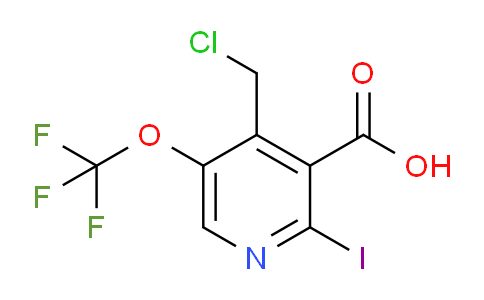 AM151717 | 1804737-89-0 | 4-(Chloromethyl)-2-iodo-5-(trifluoromethoxy)pyridine-3-carboxylic acid
