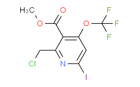 AM151739 | 1804738-38-2 | Methyl 2-(chloromethyl)-6-iodo-4-(trifluoromethoxy)pyridine-3-carboxylate