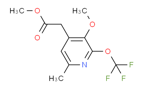 AM151741 | 1804888-66-1 | Methyl 3-methoxy-6-methyl-2-(trifluoromethoxy)pyridine-4-acetate