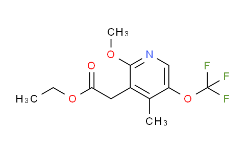 Ethyl 2-methoxy-4-methyl-5-(trifluoromethoxy)pyridine-3-acetate