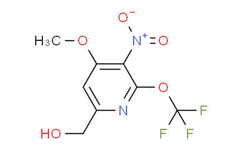 4-Methoxy-3-nitro-2-(trifluoromethoxy)pyridine-6-methanol
