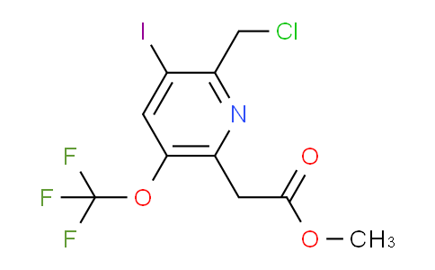 AM151777 | 1804777-58-9 | Methyl 2-(chloromethyl)-3-iodo-5-(trifluoromethoxy)pyridine-6-acetate