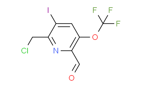 AM151780 | 1804355-57-4 | 2-(Chloromethyl)-3-iodo-5-(trifluoromethoxy)pyridine-6-carboxaldehyde