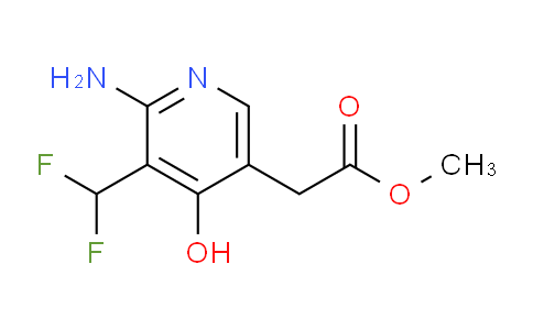 Methyl 2-amino-3-(difluoromethyl)-4-hydroxypyridine-5-acetate