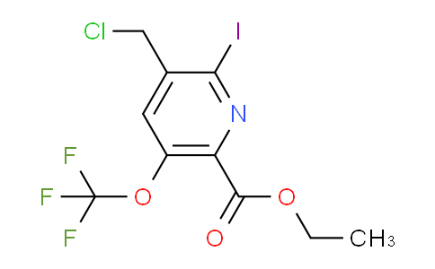 AM151813 | 1806181-18-9 | Ethyl 3-(chloromethyl)-2-iodo-5-(trifluoromethoxy)pyridine-6-carboxylate