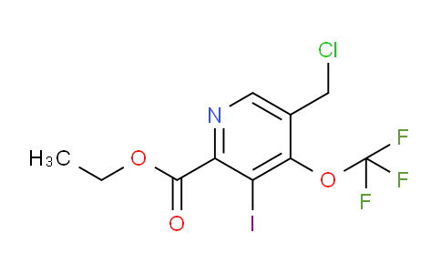 AM151821 | 1804838-81-0 | Ethyl 5-(chloromethyl)-3-iodo-4-(trifluoromethoxy)pyridine-2-carboxylate