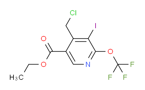 AM151829 | 1804838-84-3 | Ethyl 4-(chloromethyl)-3-iodo-2-(trifluoromethoxy)pyridine-5-carboxylate