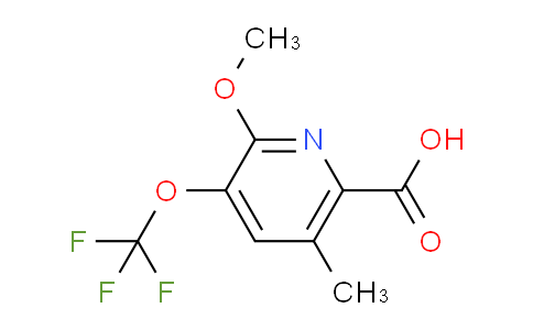 AM151841 | 1804748-93-3 | 2-Methoxy-5-methyl-3-(trifluoromethoxy)pyridine-6-carboxylic acid