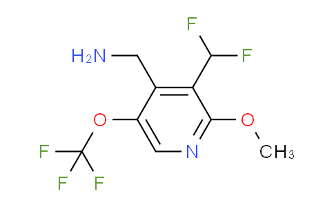 AM151848 | 1804931-04-1 | 4-(Aminomethyl)-3-(difluoromethyl)-2-methoxy-5-(trifluoromethoxy)pyridine