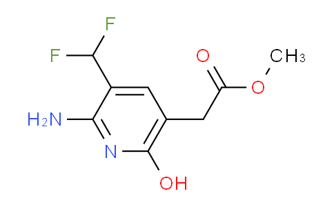Methyl 2-amino-3-(difluoromethyl)-6-hydroxypyridine-5-acetate