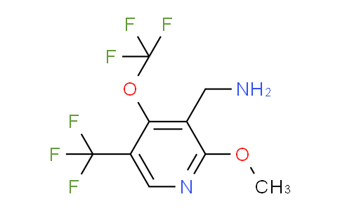 AM151863 | 1804352-66-6 | 3-(Aminomethyl)-2-methoxy-4-(trifluoromethoxy)-5-(trifluoromethyl)pyridine