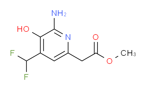 Methyl 2-amino-4-(difluoromethyl)-3-hydroxypyridine-6-acetate