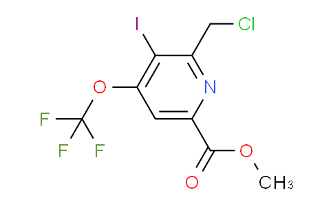 AM151873 | 1804838-30-9 | Methyl 2-(chloromethyl)-3-iodo-4-(trifluoromethoxy)pyridine-6-carboxylate
