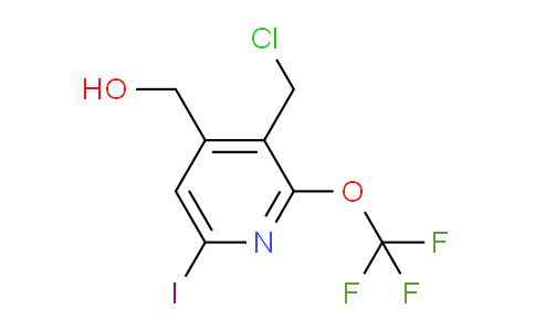 3-(Chloromethyl)-6-iodo-2-(trifluoromethoxy)pyridine-4-methanol