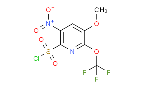 3-Methoxy-5-nitro-2-(trifluoromethoxy)pyridine-6-sulfonyl chloride