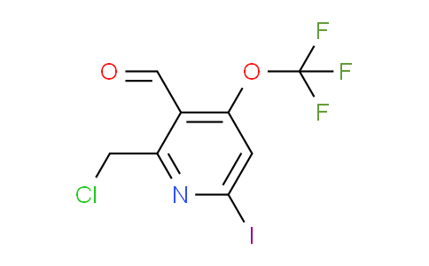 2-(Chloromethyl)-6-iodo-4-(trifluoromethoxy)pyridine-3-carboxaldehyde