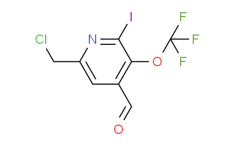 6-(Chloromethyl)-2-iodo-3-(trifluoromethoxy)pyridine-4-carboxaldehyde
