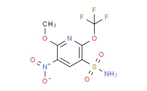 2-Methoxy-3-nitro-6-(trifluoromethoxy)pyridine-5-sulfonamide