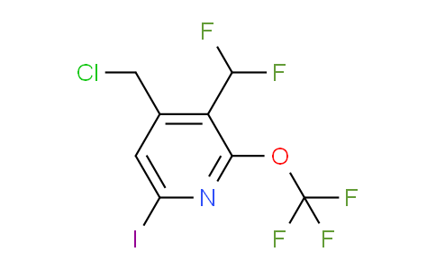 4-(Chloromethyl)-3-(difluoromethyl)-6-iodo-2-(trifluoromethoxy)pyridine