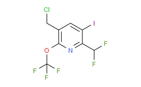 5-(Chloromethyl)-2-(difluoromethyl)-3-iodo-6-(trifluoromethoxy)pyridine
