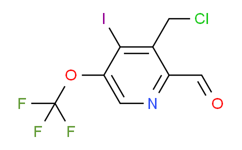 AM151941 | 1804355-94-9 | 3-(Chloromethyl)-4-iodo-5-(trifluoromethoxy)pyridine-2-carboxaldehyde