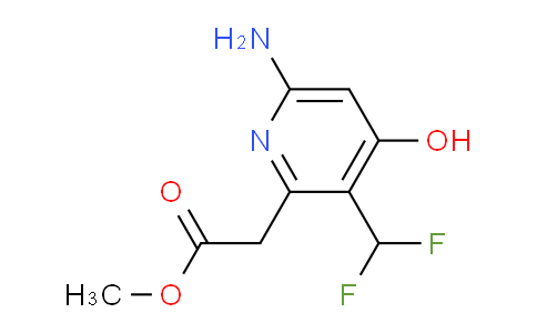 AM15195 | 1803698-87-4 | Methyl 6-amino-3-(difluoromethyl)-4-hydroxypyridine-2-acetate