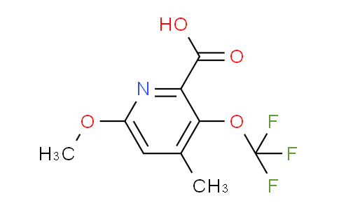 AM151965 | 1804784-70-0 | 6-Methoxy-4-methyl-3-(trifluoromethoxy)pyridine-2-carboxylic acid