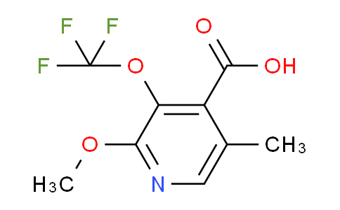 AM151966 | 1804784-73-3 | 2-Methoxy-5-methyl-3-(trifluoromethoxy)pyridine-4-carboxylic acid