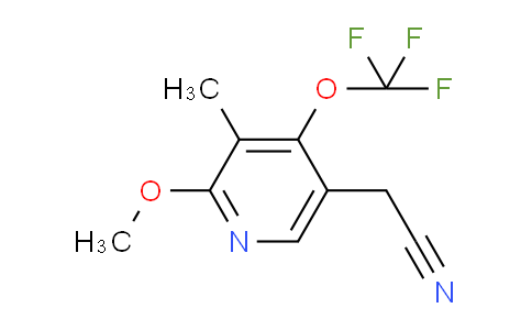 2-Methoxy-3-methyl-4-(trifluoromethoxy)pyridine-5-acetonitrile